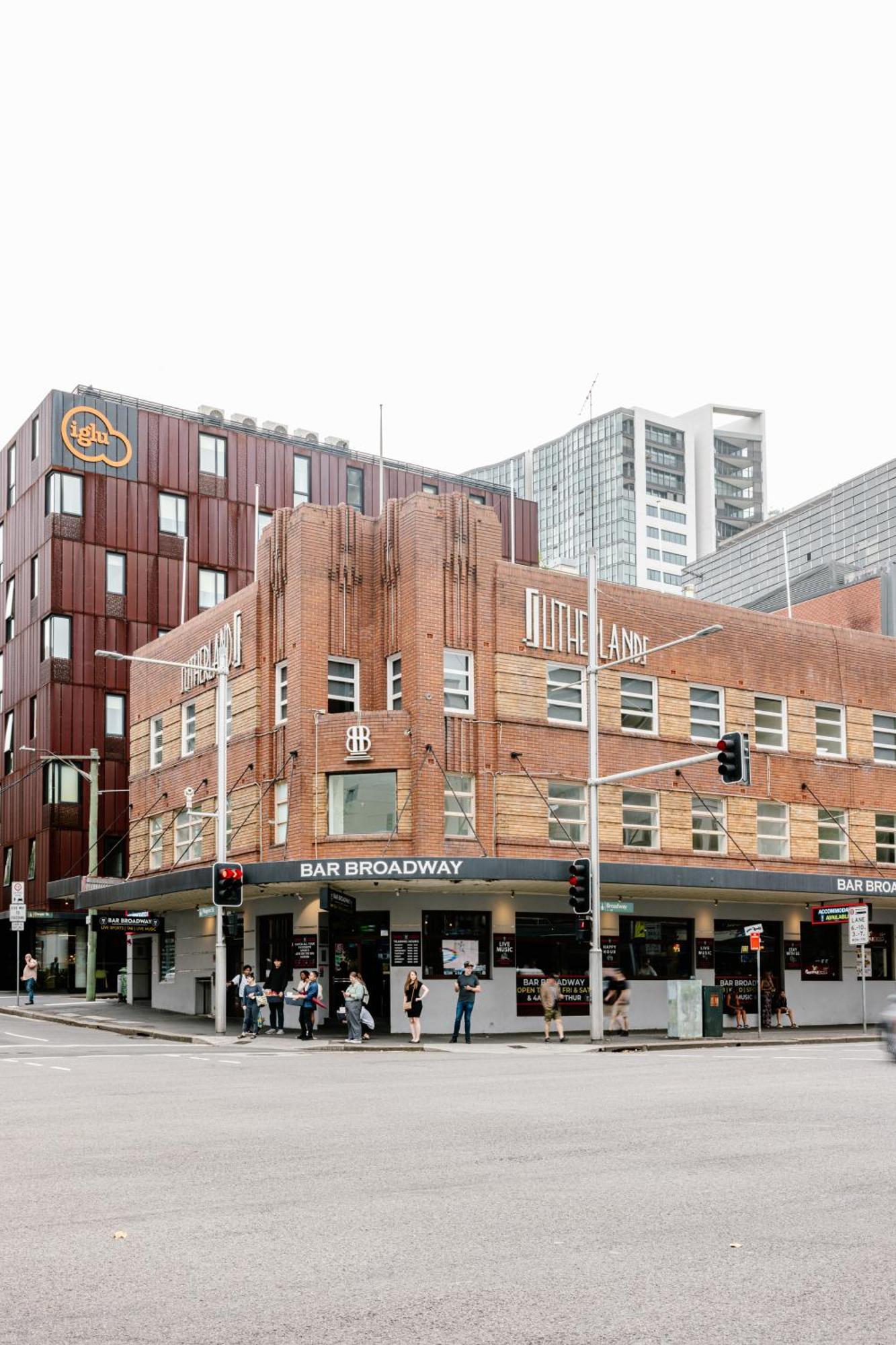 Hotel Bar Broadway Sydney Exterior foto